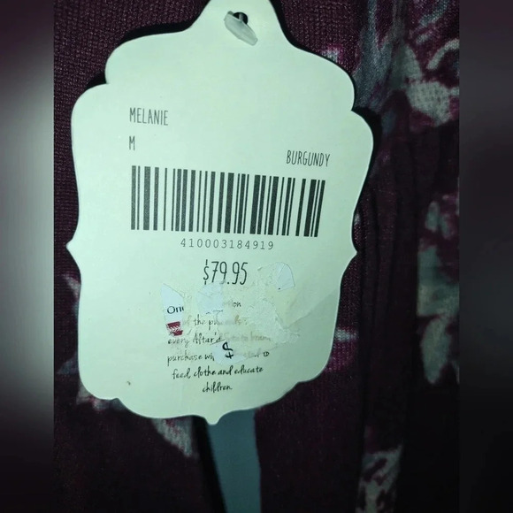 Altar'd State Boho Floral V-neck Dress Womens Size Medium NWT Cottagecore - Picture 3 of 4